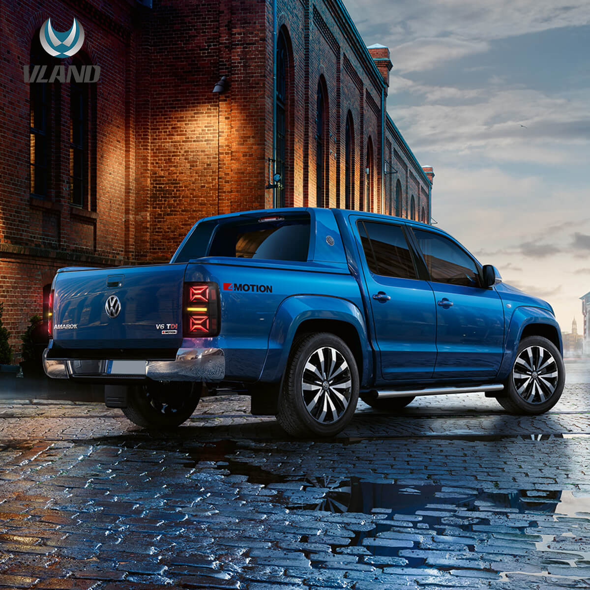 VLAND UK 10-22 Volkswagen Amarok LED Tail Lights With Dynamic Welcome Lighting