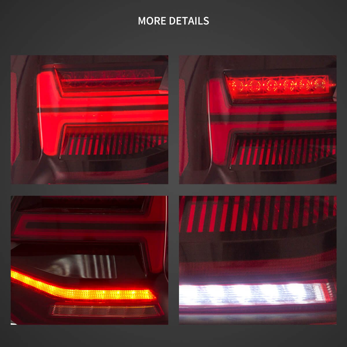 VLAND UK 09-17 Volkswagen Polo 5th Gen (LWB/SWB) Vland LED Tail Lights With Sequential Turn Signal with E-Mark