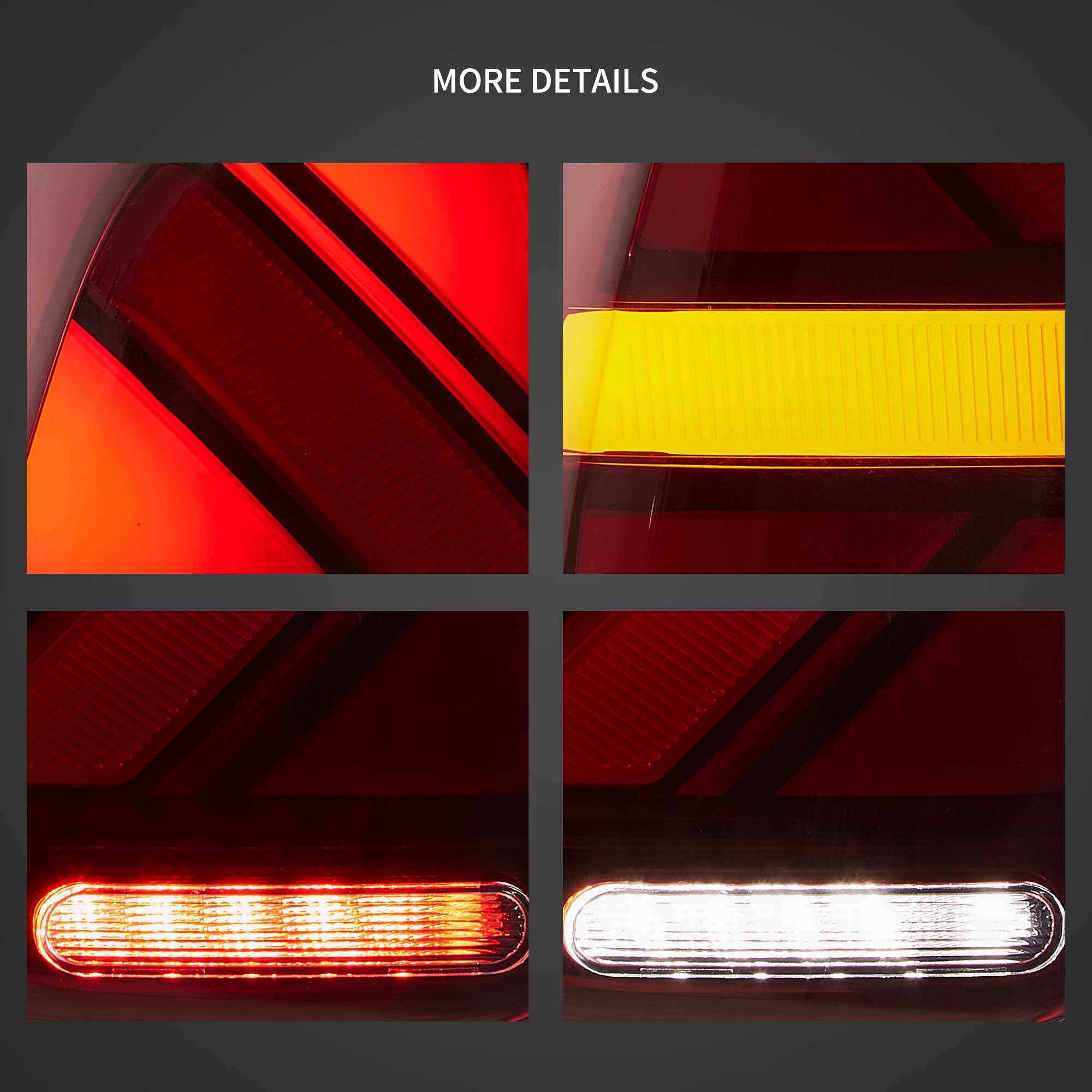 Vland UK  10-16 Mini Cooper Countryman R60 LED Tail Lights with E-Mark