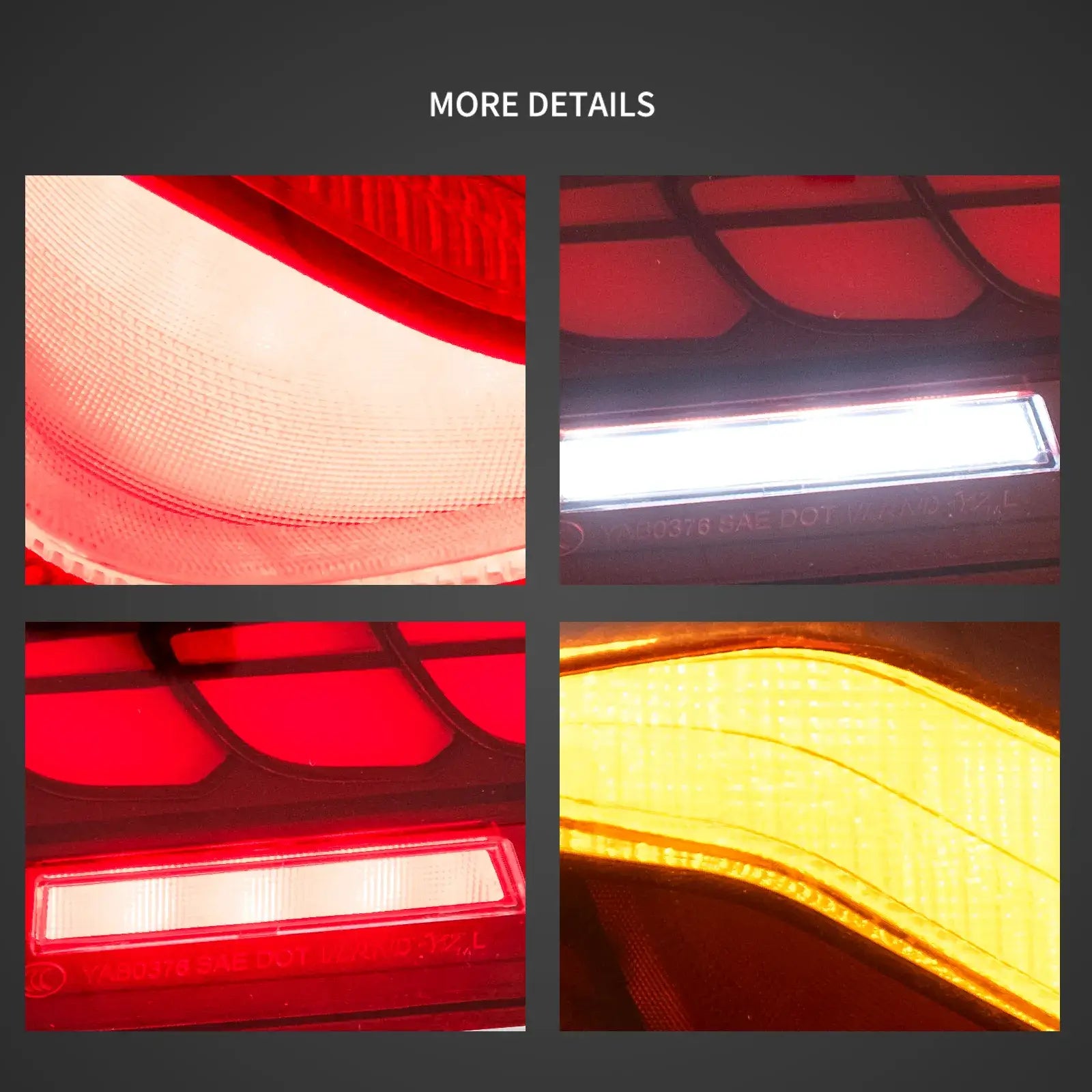 VLAND UK OLED Taillights For 2011-2017 BMW 5 Series M5 F10/F18