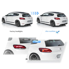 Vland UK 09-14 Volkswagen Scirocco Vland LED Tail Lights W/Amber Sequential Turn Signals