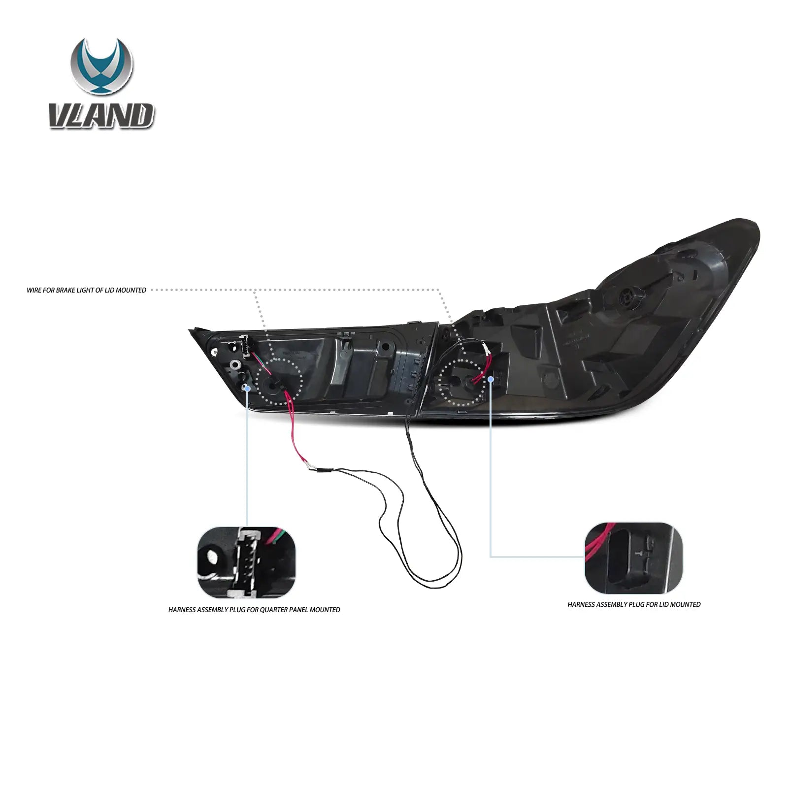 Vland UK18-24 BMW 3 Series G20/G80 M3 Vland OLED Tail Lights Sequential Turn Signal With Dynamic Welcome Lighting