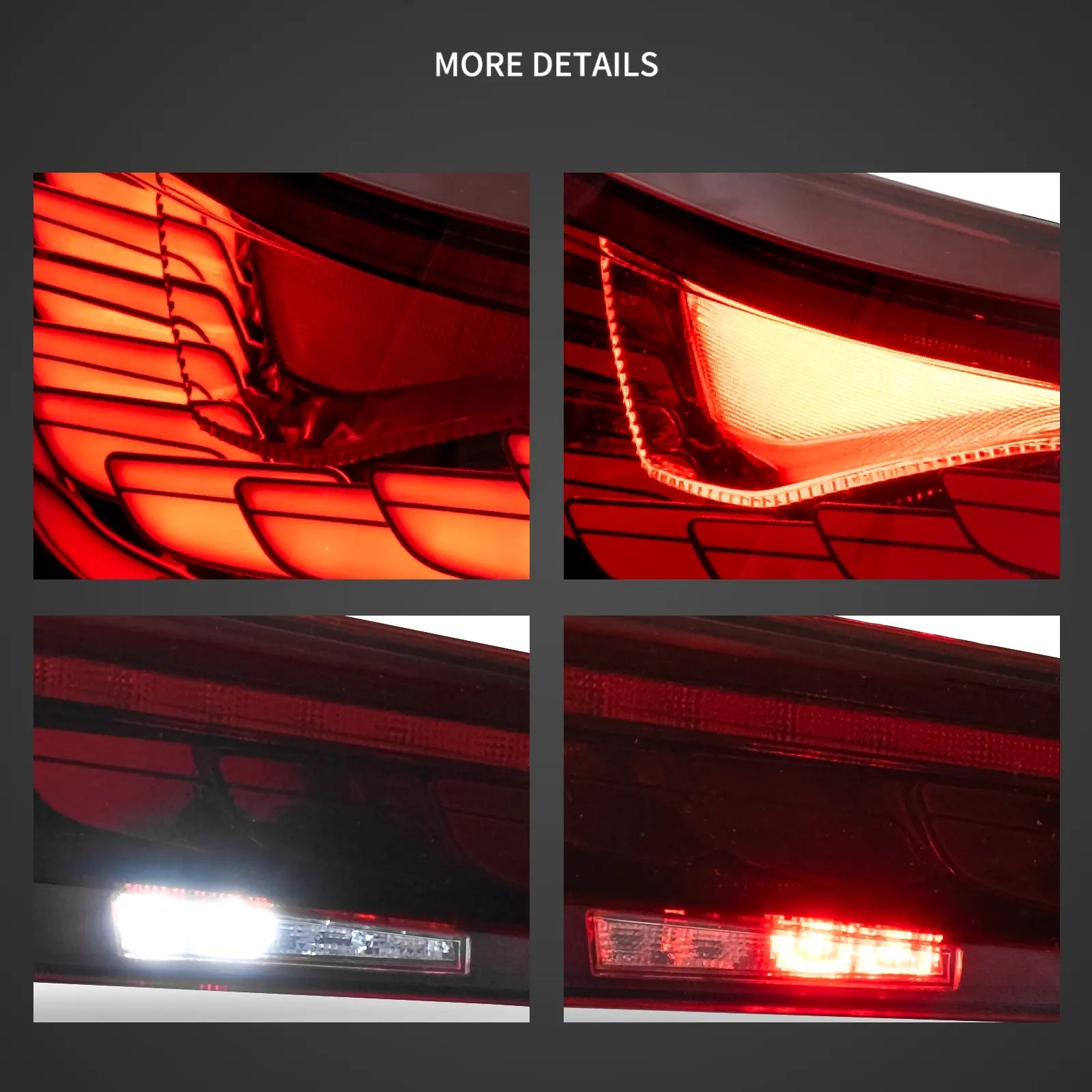 VLAND UK 20-UPVland UK BMW 4 Series 2th Gen G22/G23/G26 Vland OLED Tail Lights With Dynamic Welcome Lighting with E-Mark