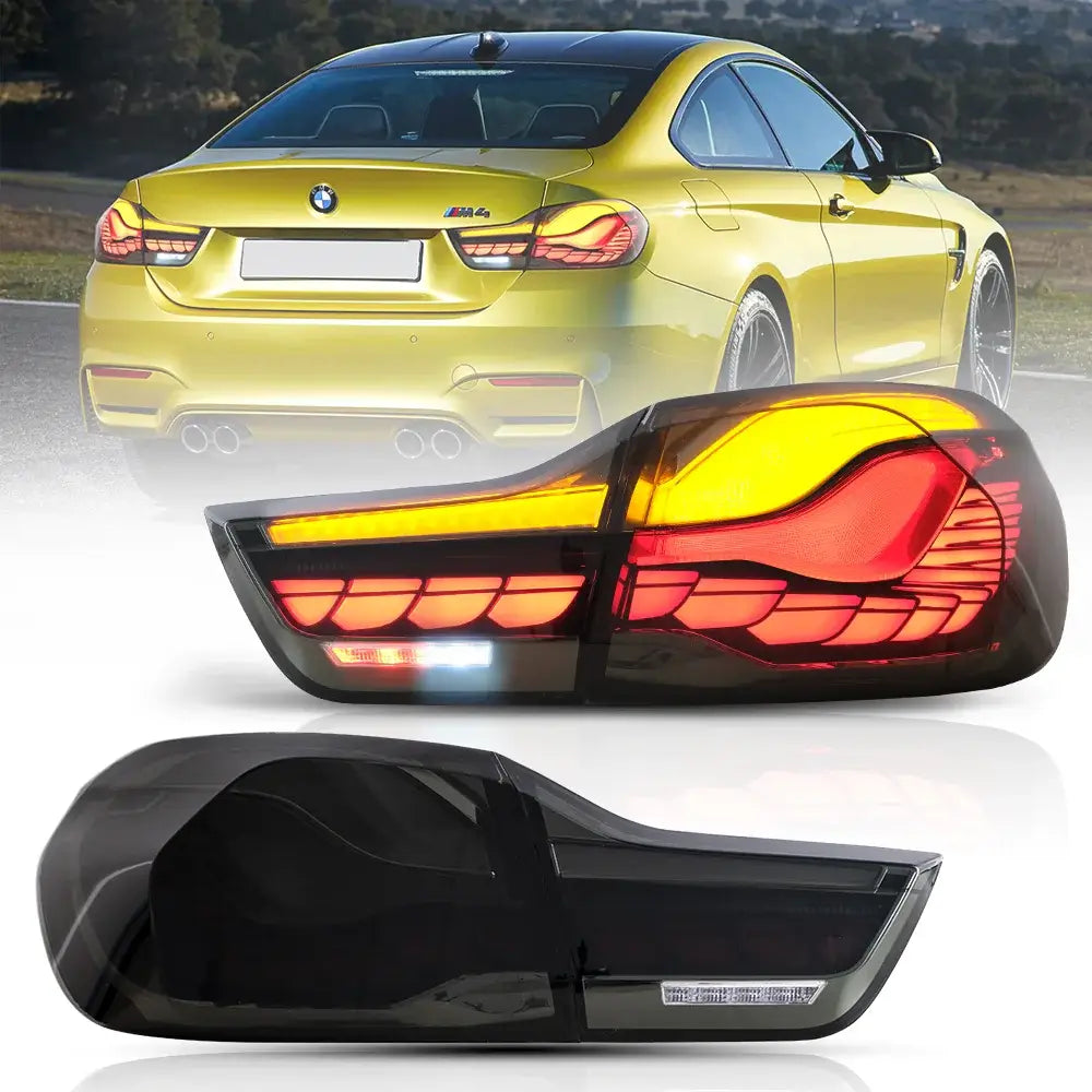 VLAND UK 14-20 BMW 4 Series F32 F33 F36 / M4 F82 F83 Tail Lights Vland With LED GTS Style with E-Mark