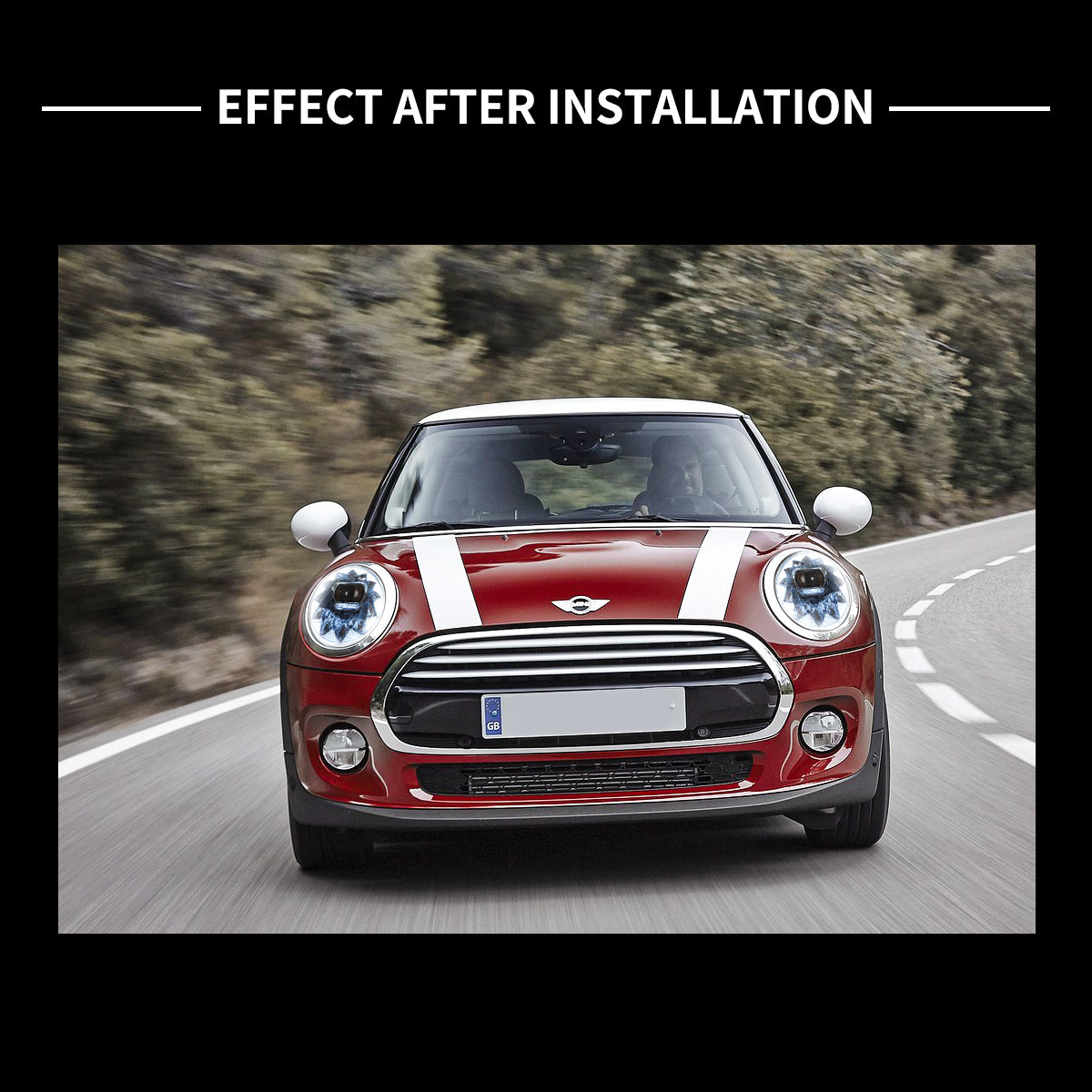 VLAND UK LED Headlights For 2014-2019 Mini Cooper F56 bentley style with E-Mark