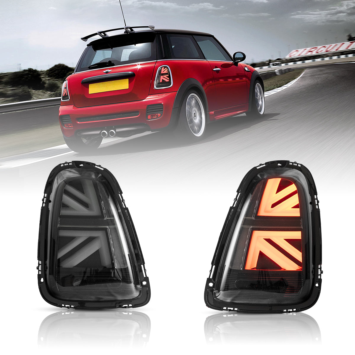 VLAND UK LED Tail Lights  2007-2013 Mini Cooper R Series 2th Gen(R56-R59)  