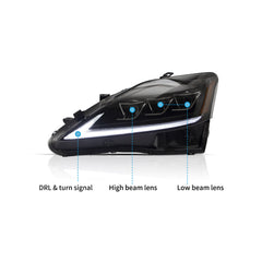 VLAND UK LED Headlights 2006-2013 Lexus IS250 350 ISF