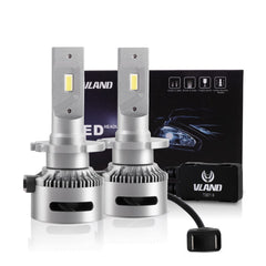 VLAND UK 2PCs D2S/H7/9005 LED Headlight Bulbs 35W 6000K Super Bright
