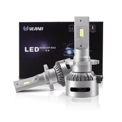 VLAND UK 2PCs D2S/H7/9005 LED Headlight Bulbs 35W 6000K Super Bright
