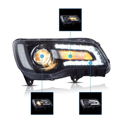 VLAND UK LED Projector Headlights For 2011–2023 Chrysler 300