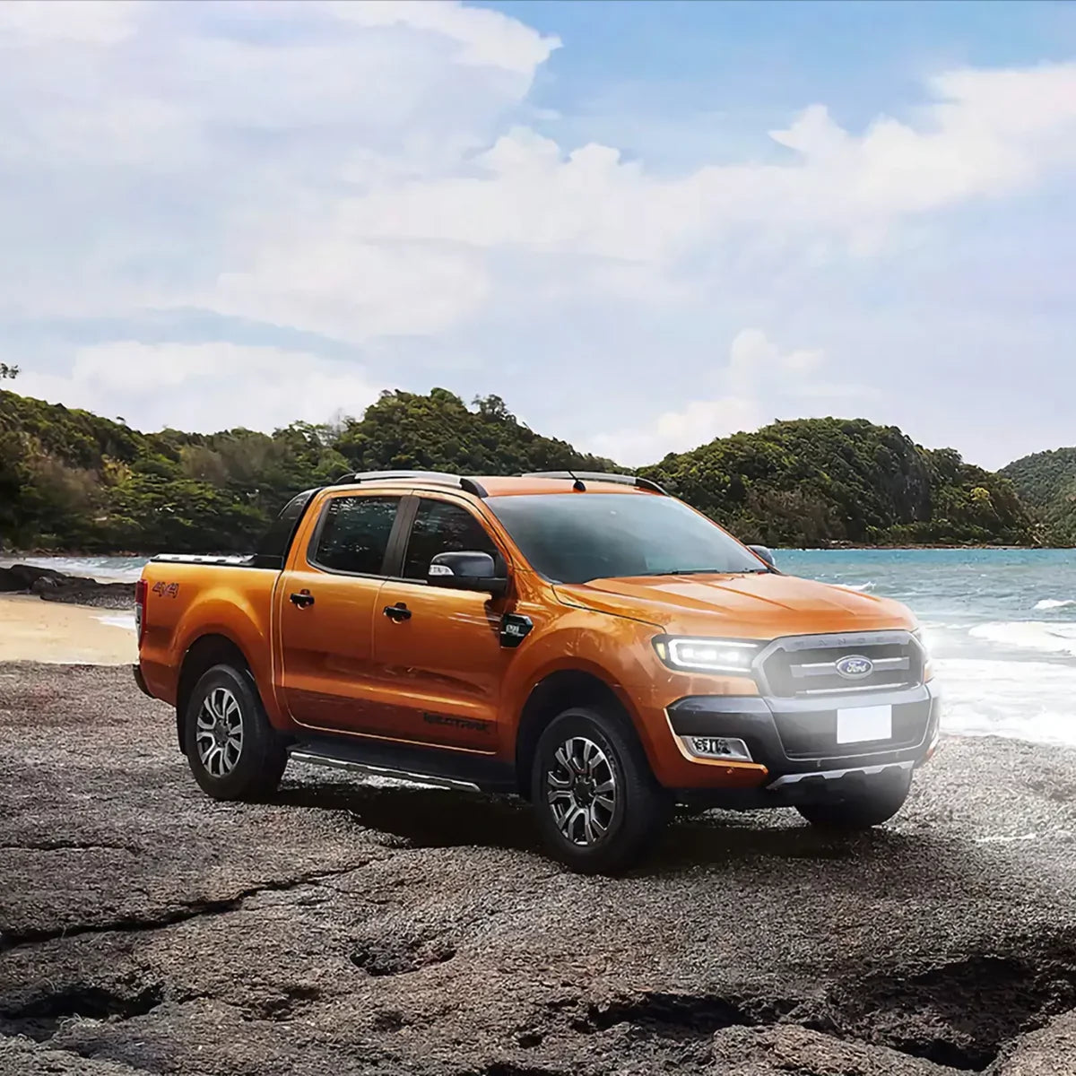 VLAND UK LED Matrix Headlights for 2016-2022 Ford Ranger PX with E-Mark