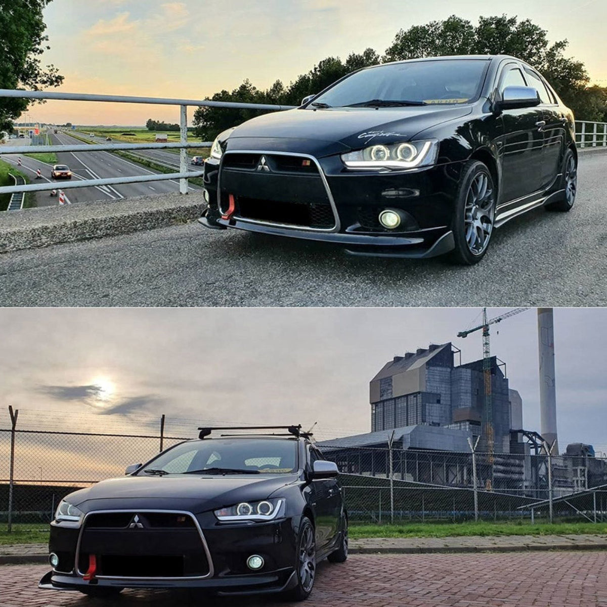 VLAND UK· LED Headlights For 2008-2017 Mitsubishi Lancer / EVO X