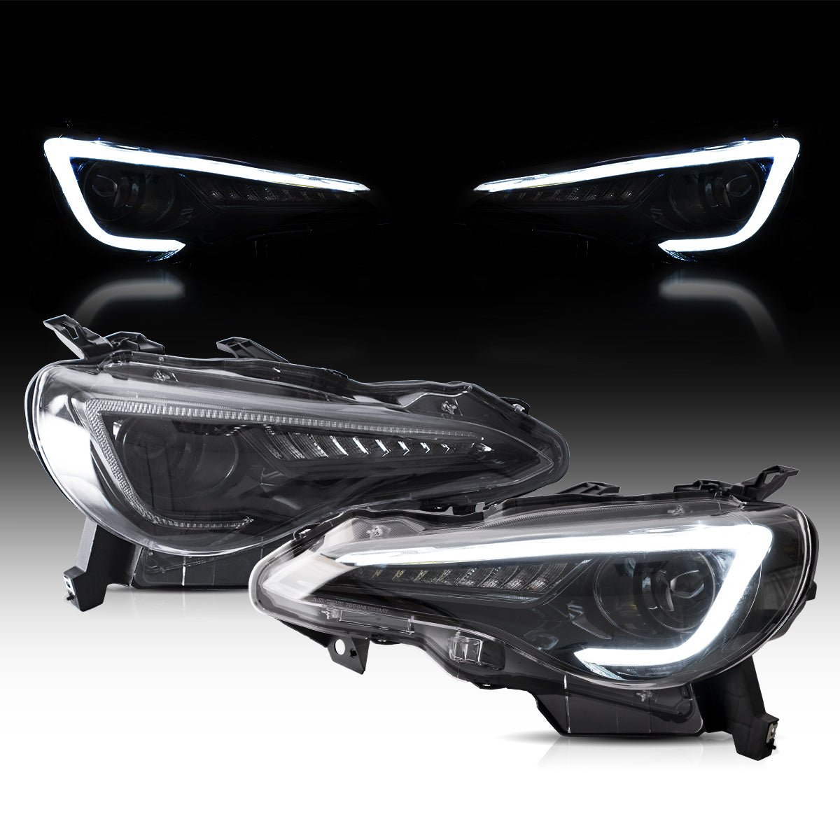 VLAND UK LED Headlights 2012-2020 Toyota 86 & Subuaru BRZ & Scion FR-S with E-Mark