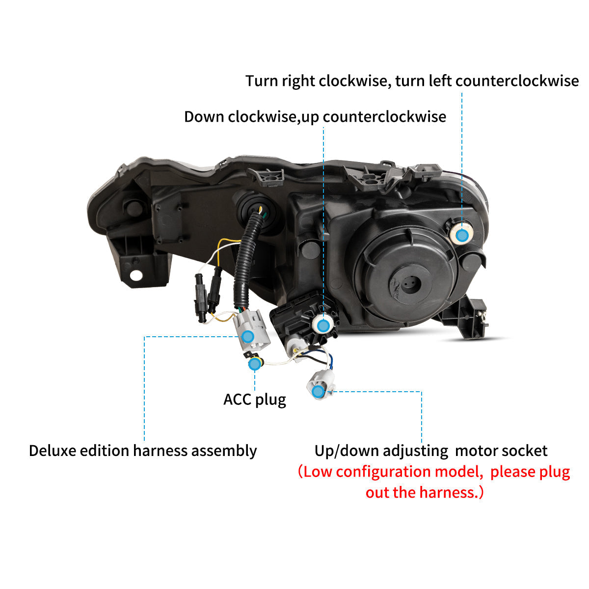 VLAND UK LED Headlights 2012-2020 Toyota 86 & Subuaru BRZ & Scion FR-S with E-Mark