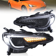 VLAND UK LED Headlights 2012-2020 Toyota 86 & Subuaru BRZ & Scion FR-S with E-Mark