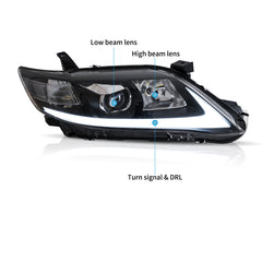 VLAND UK LED Headlights For 2010 2011  Toyota Camry