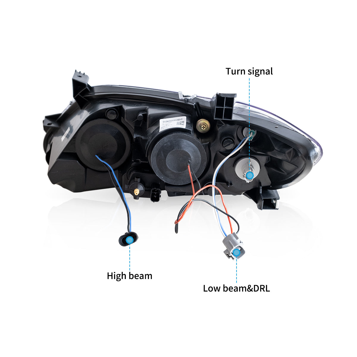 VLAND UK LED Headlights For 2010 2011  Toyota Camry