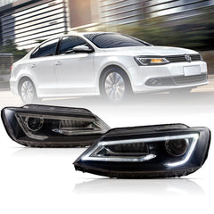 VLAND UK Headlights 2012-2018 Volkswagen Jetta/Sagitar MK6 with E-Mark