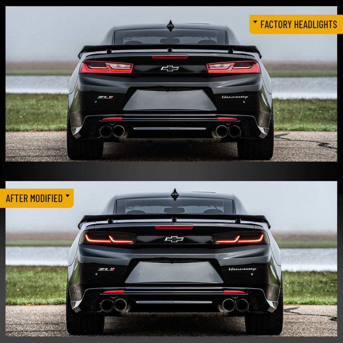 VLAND UK LED Tail Lights For 2016-2018 Chevrolet Camaro Chevy