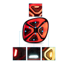 VLAND UK LED Tail Lights 2015-2020 Benz Smart Fortwo/Forfour C453/A453/W453 with E-Mark
