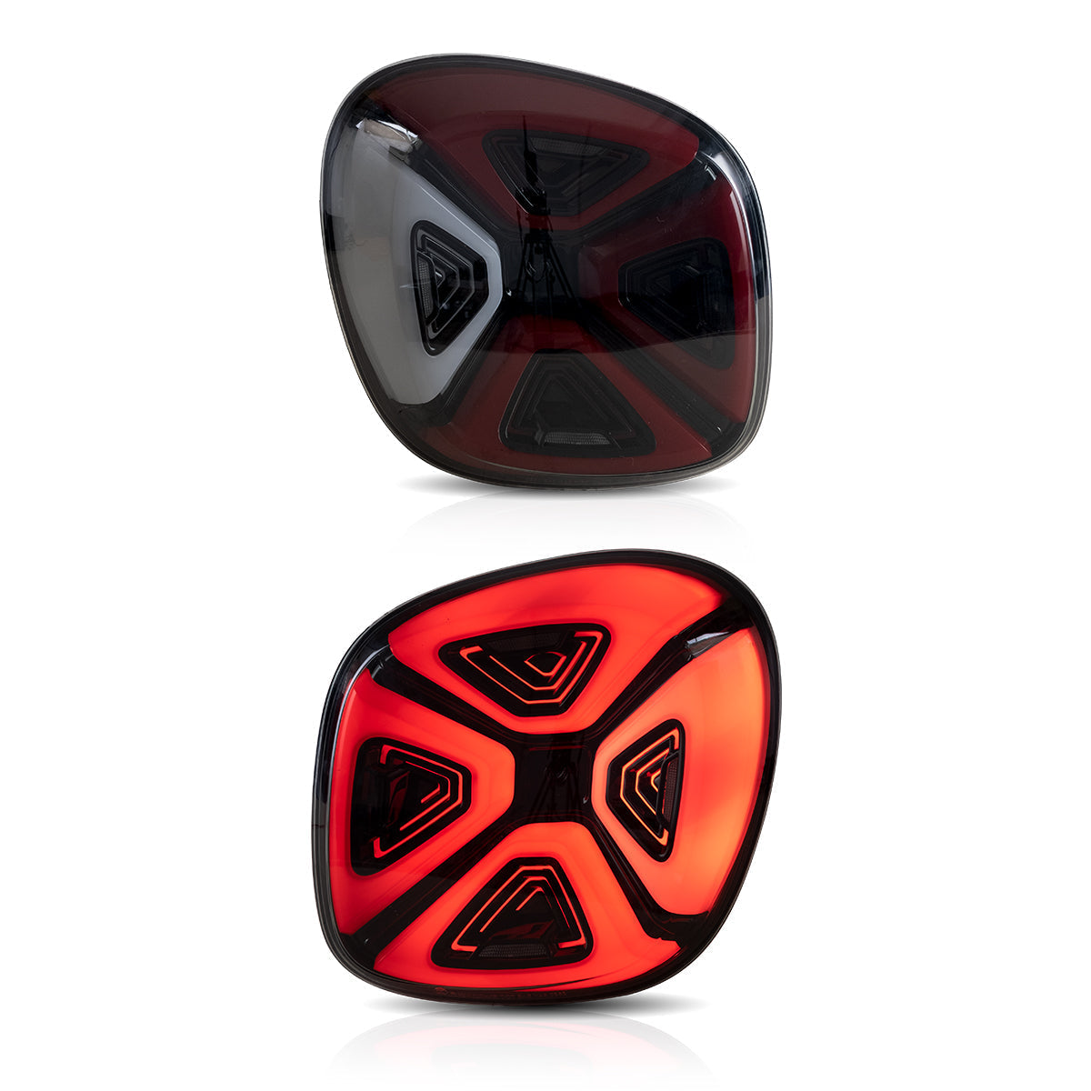 VLAND UK LED Tail Lights 2015-2020 Benz Smart Fortwo/Forfour C453/A453/W453 with E-Mark