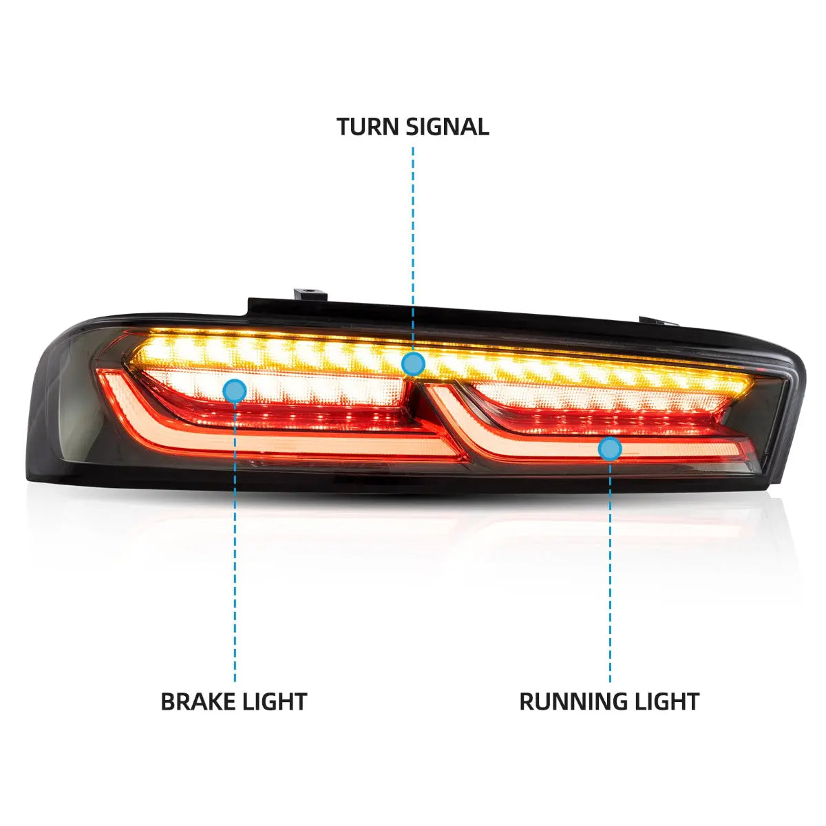 VLAND UK LED Taillight 2016-2018 Chevrolet Camaro