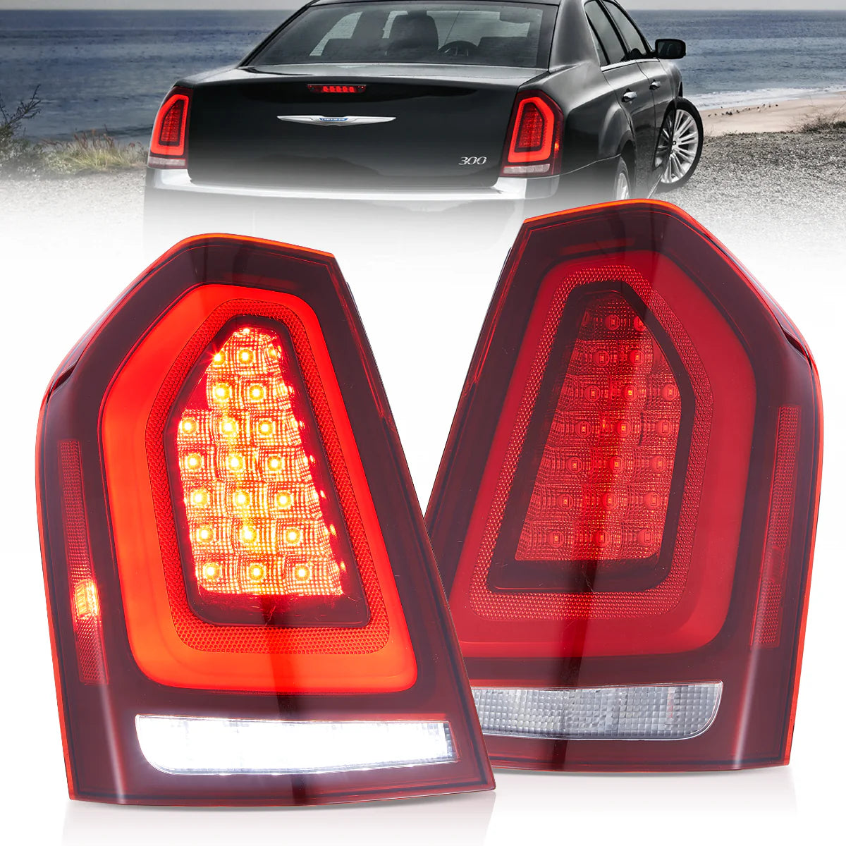 VLAND UK LED 2011-2014 Chrysler 300 & Lancia Thema LED Taillights