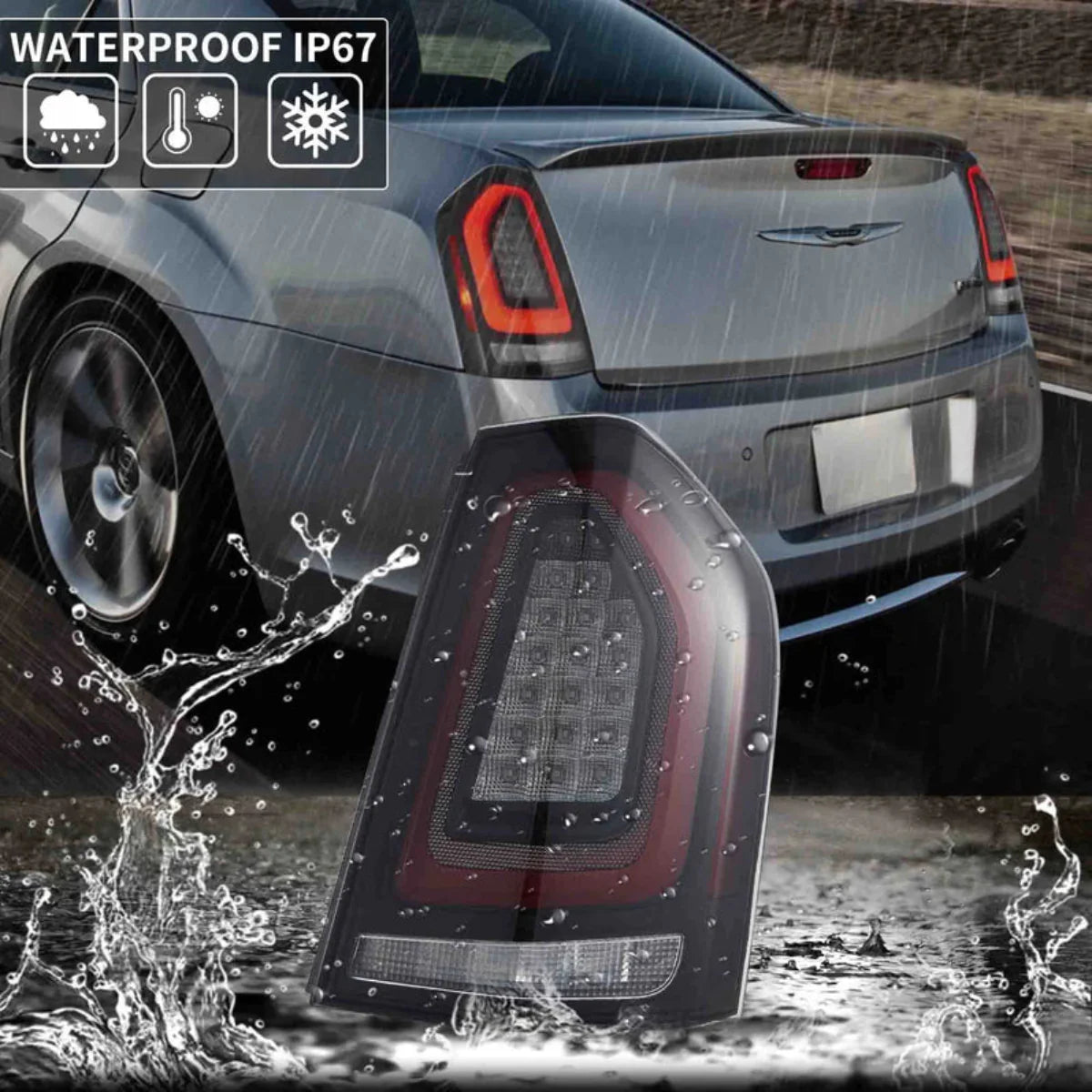 VLAND UK LED 2011-2014 Chrysler 300 & Lancia Thema LED Taillights