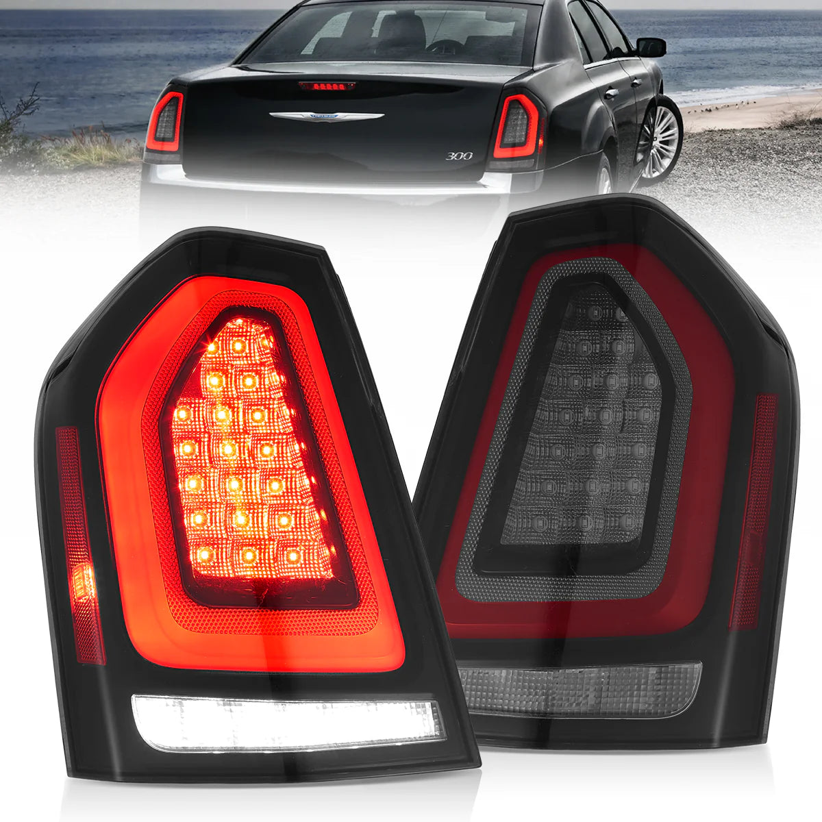 VLAND UK LED 2011-2014 Chrysler 300 & Lancia Thema LED Taillights