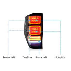 VLAND UK 2012-2022 Ford Ranger T6 LED Tail Lights