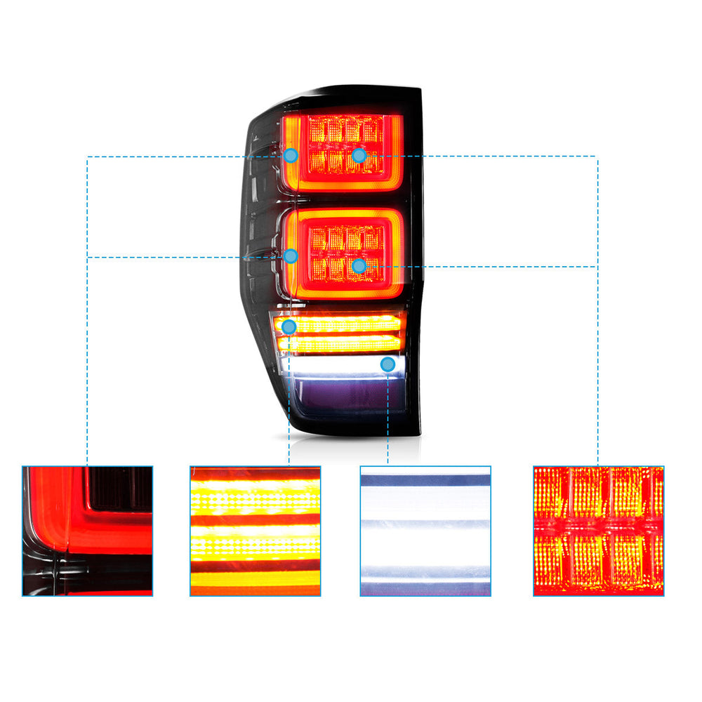 VLAND Australia 2012-2022 Ford Ranger T6 LED Tail Lights – Vland UK