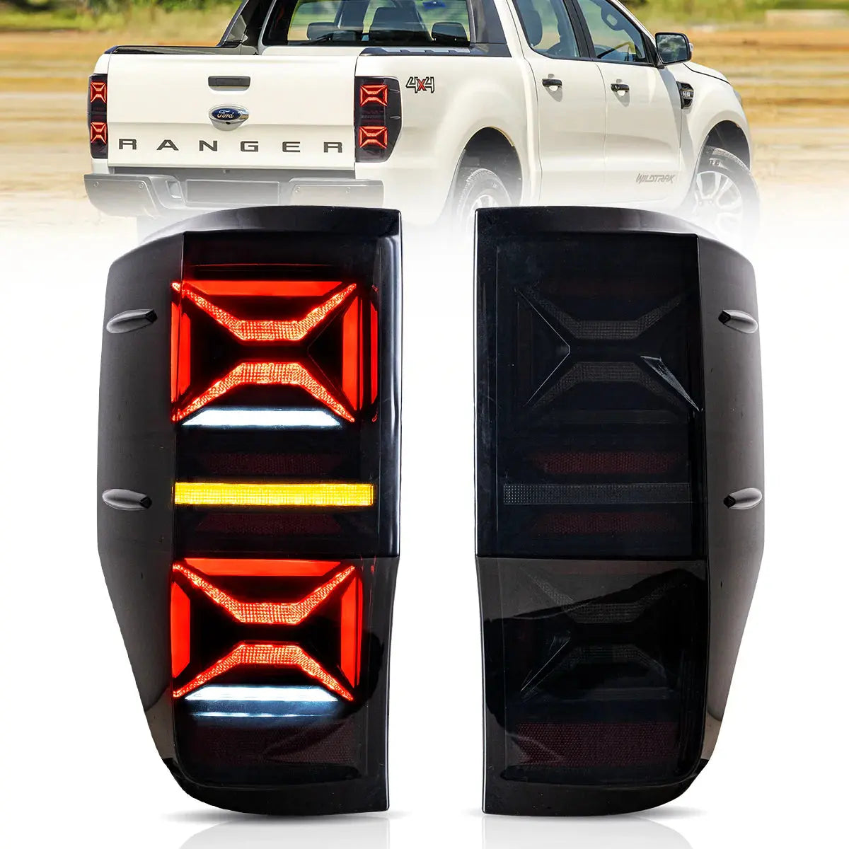 VLAND UK LED Taillights For 2012-2022 Ford Ranger T6