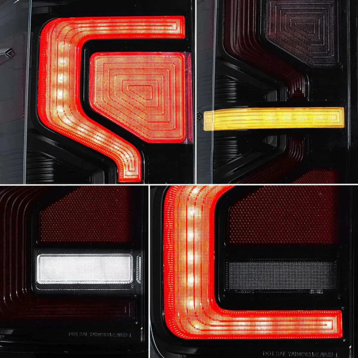 VLAND UK LED Taillights For 2012-2022 Ford Ranger T6