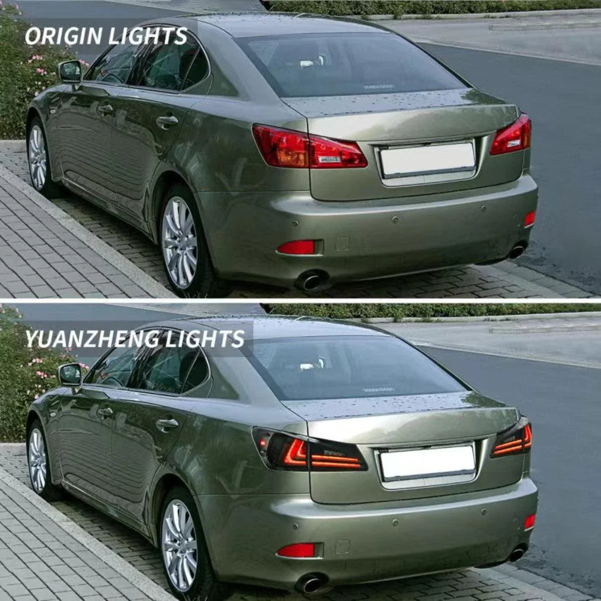 VLAND UK LED Tail Lights For 2006-2013 Lexus IS250 IS350 ISF IS200d IS220d(XE20)
