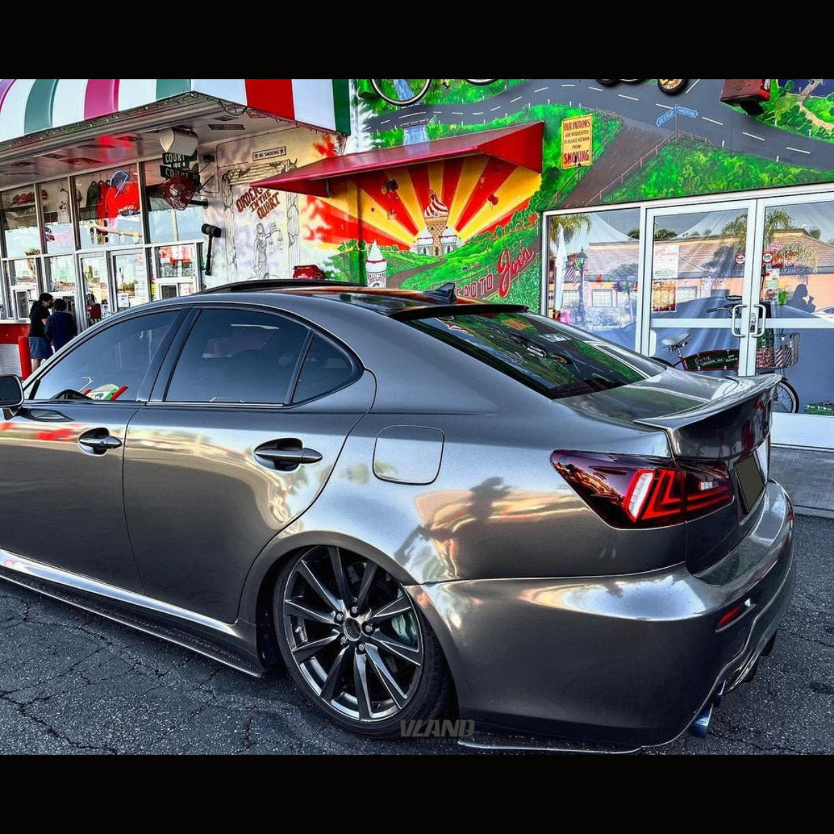 VLAND UK LED Tail Lights For 2006-2013 Lexus IS250 IS350 ISF IS200d IS220d(XE20)