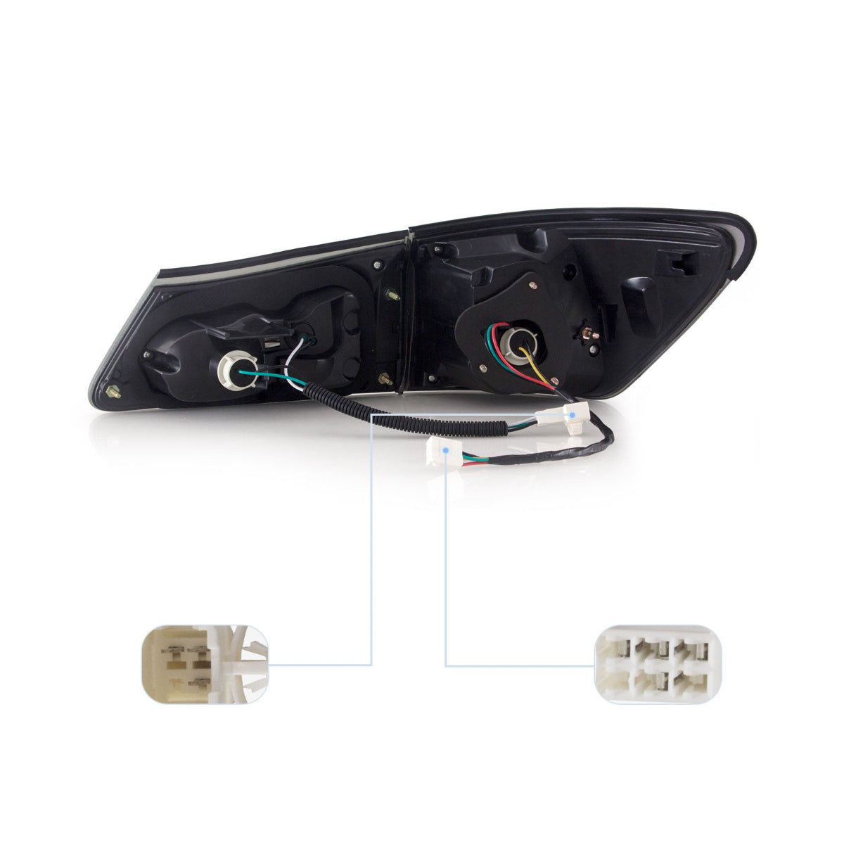 VLAND UK LED Tail Lights For 2006-2013 Lexus IS250 IS350 ISF IS200d IS220d(XE20)