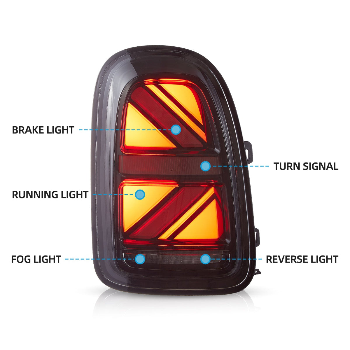 VLAND UK LED Taillights 2017-2023 Mini Countryman F60