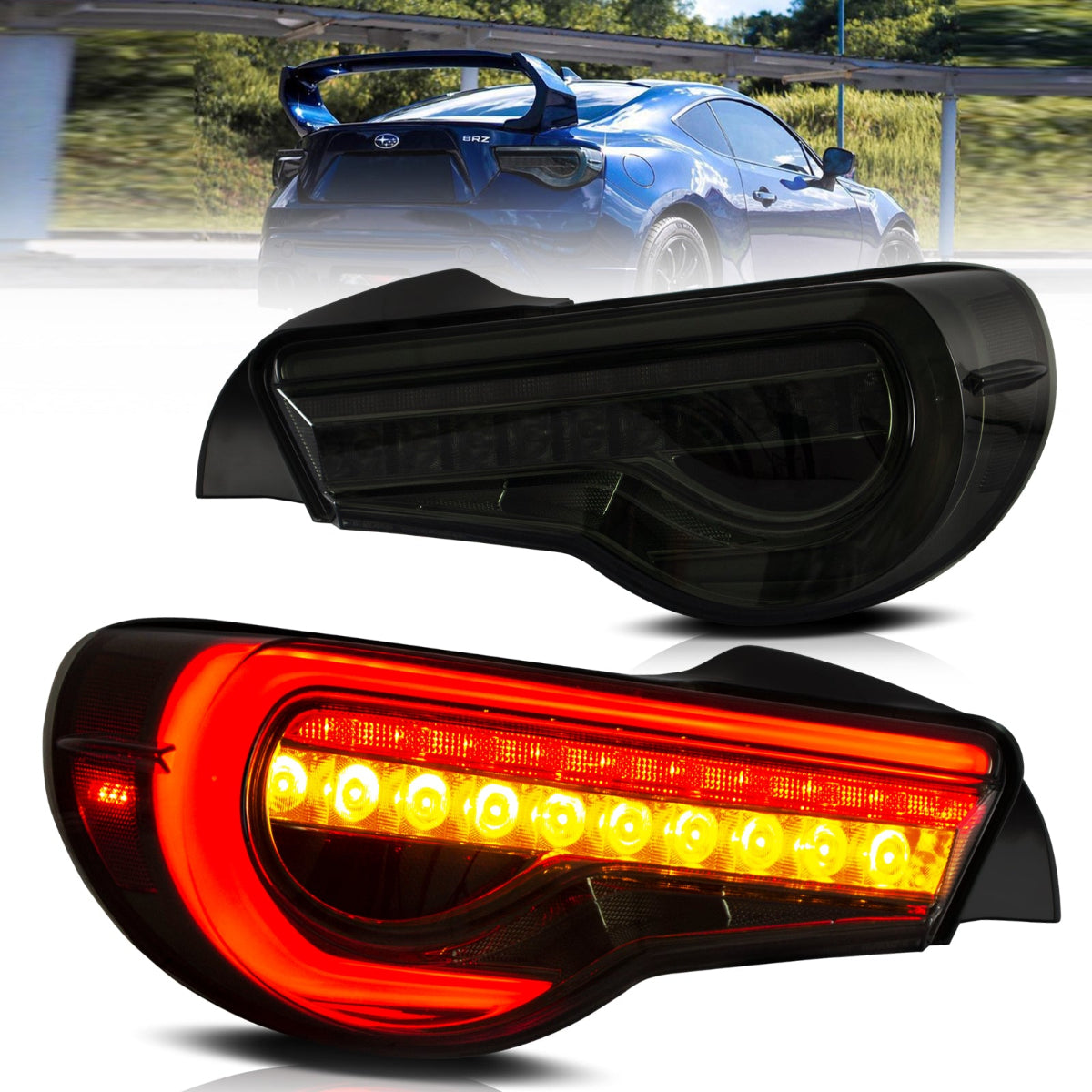VLAND UK LED Tail Lights For 2012-2020 Toyota 86 & Subaru BRZ & Scion FR-S