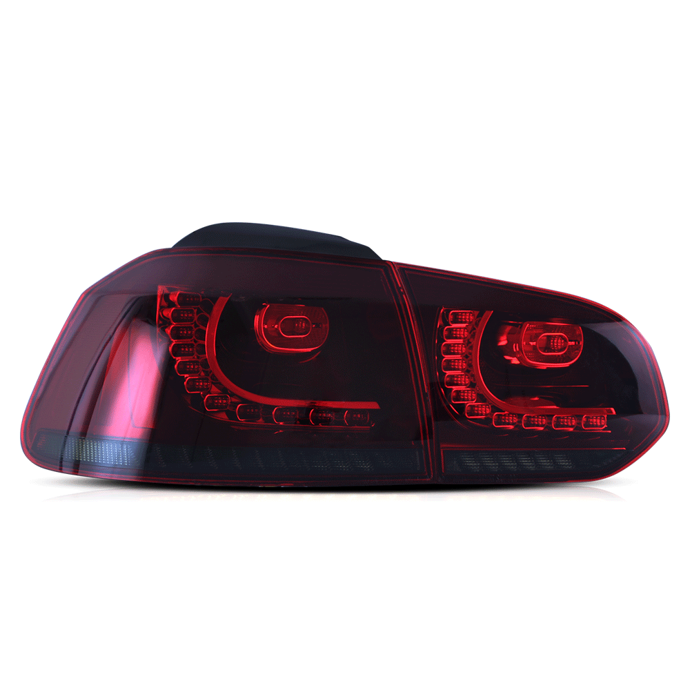 VLAND UK  LED Tail Lights 2009-2014 Volkswagen Golf 6 MK6 with E-Mark