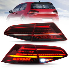 VLAND UK LED Tail Lights 2015-2021 Volkswagen Golf 7 MK7 with E-Mark