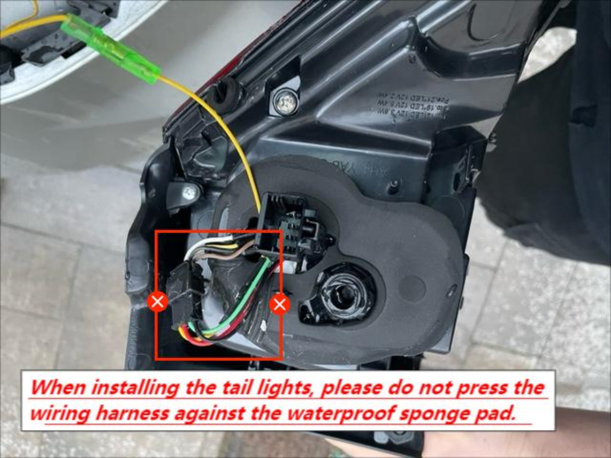 VLAND UK LED Tail Lights 2015-2021 Volkswagen Golf 7 MK7 with E-Mark