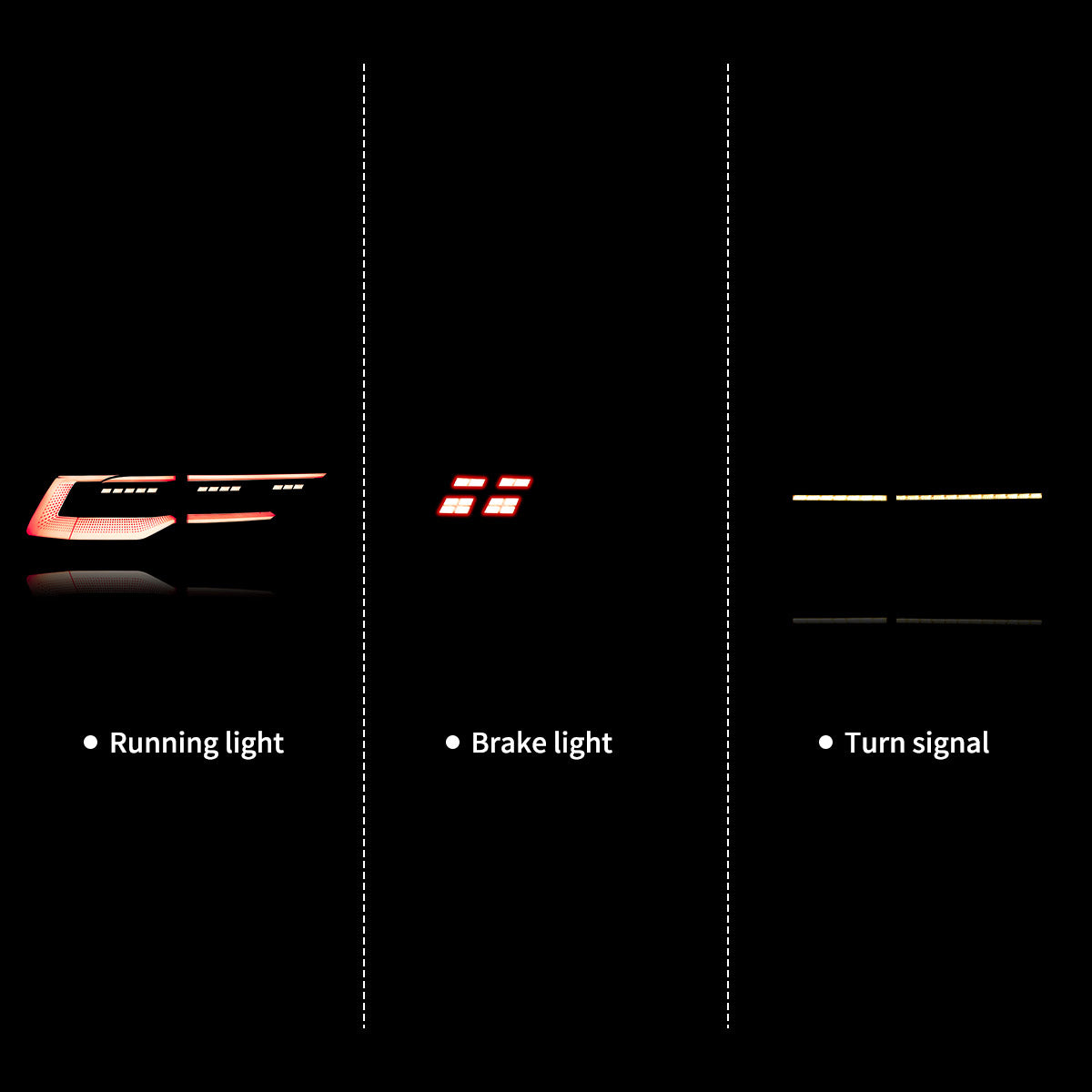 VLAND UK LED Tail Lights For 2020-2023 Volkswagen Golf Mk8