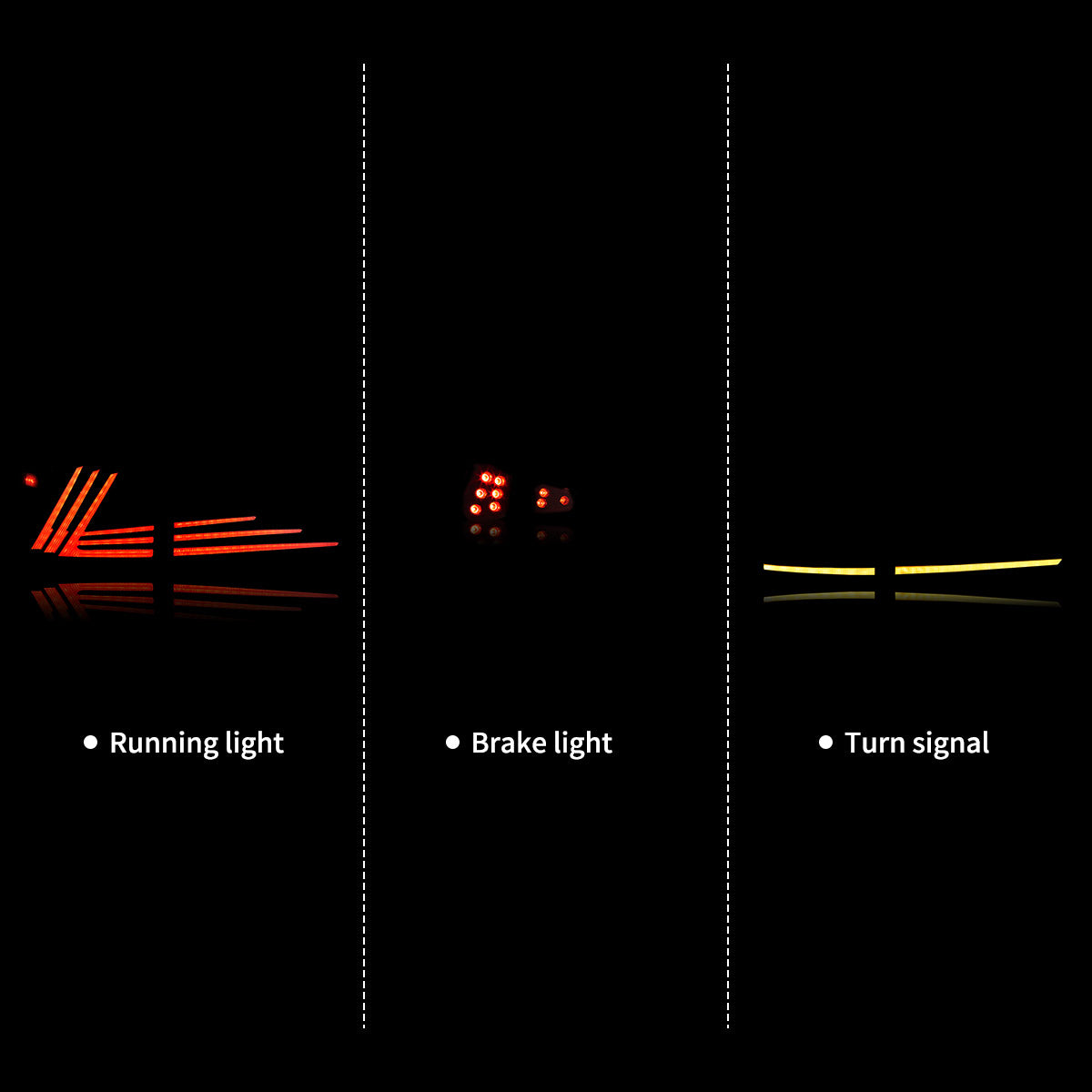 VLAND UK LED Tail Lights for 2006–2013 Lexus IS250 IS350 ISF IS300 220d 200d