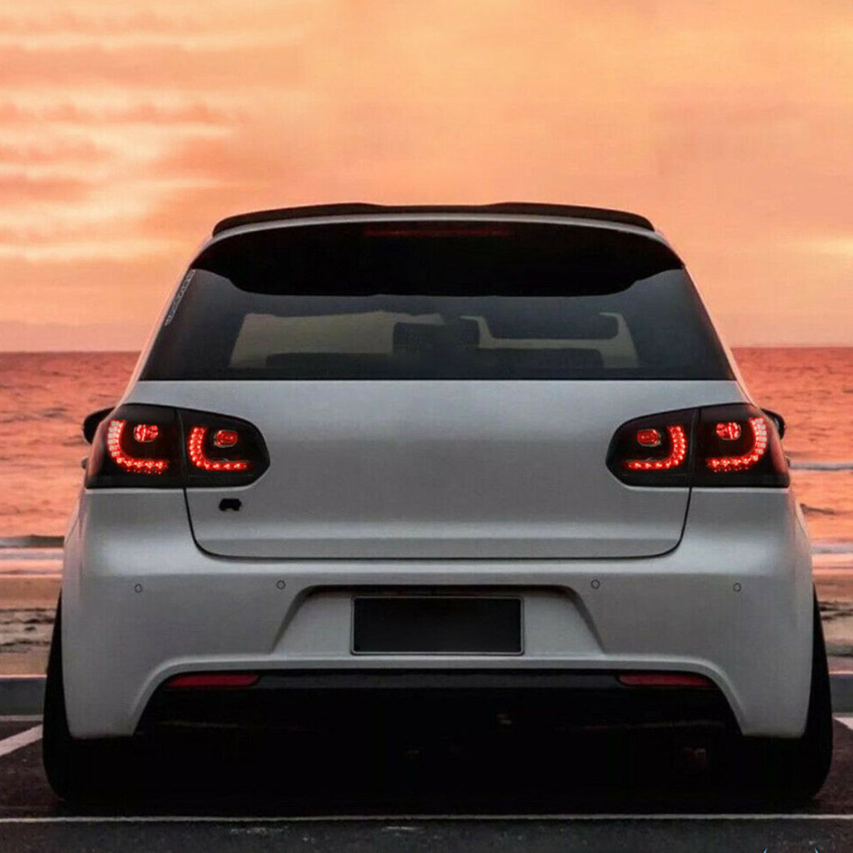 VLAND UK  LED Tail Lights 2009-2014 Volkswagen Golf 6 MK6 with E-Mark